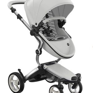 Sleek white Kids Stroller